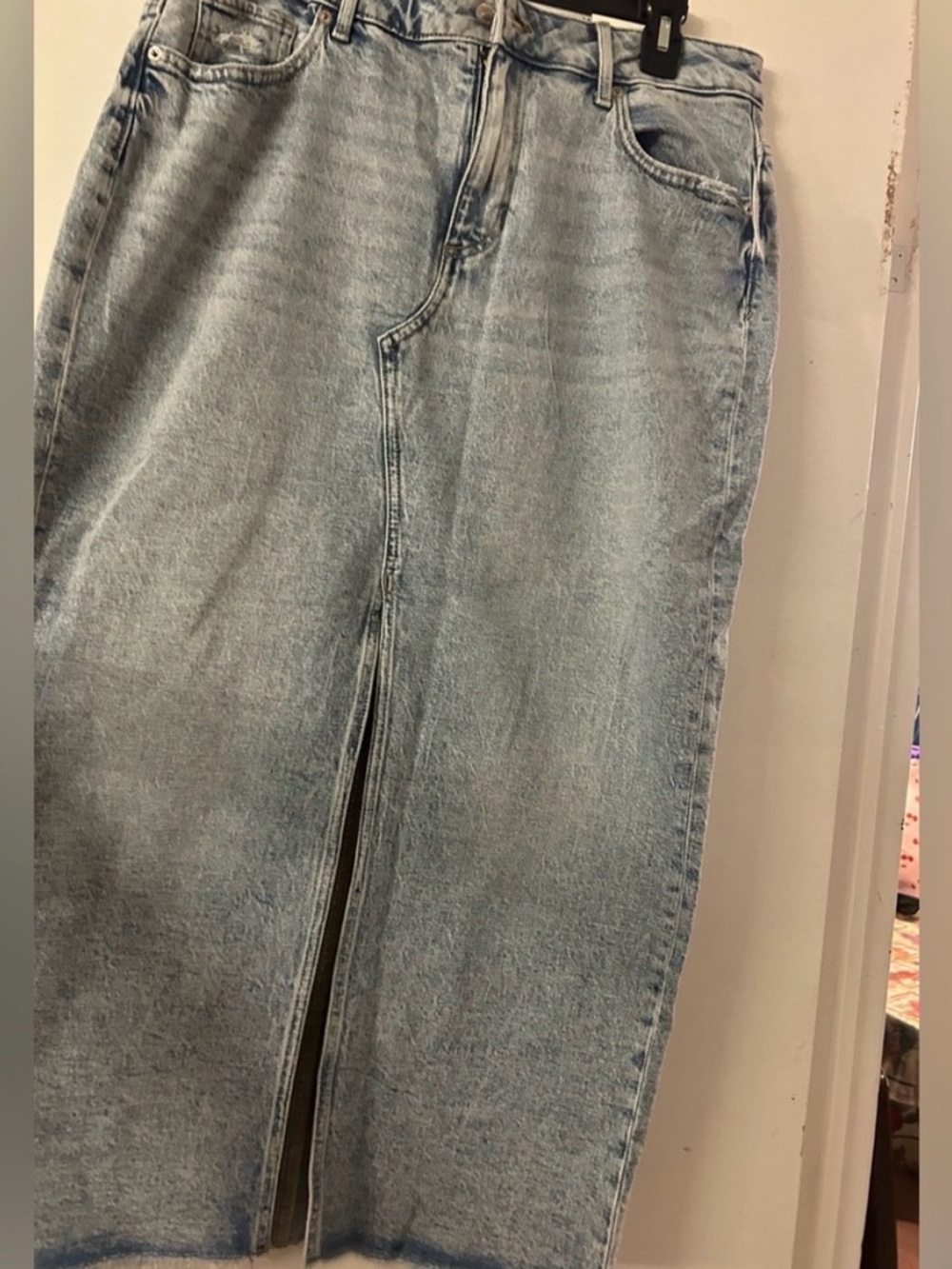 NWT-long denim shirt, 12 - Picture 3 of 6